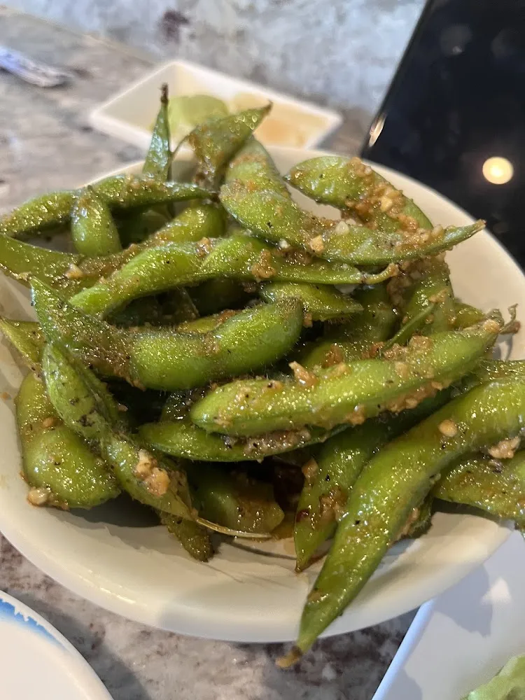Garlic Edamame